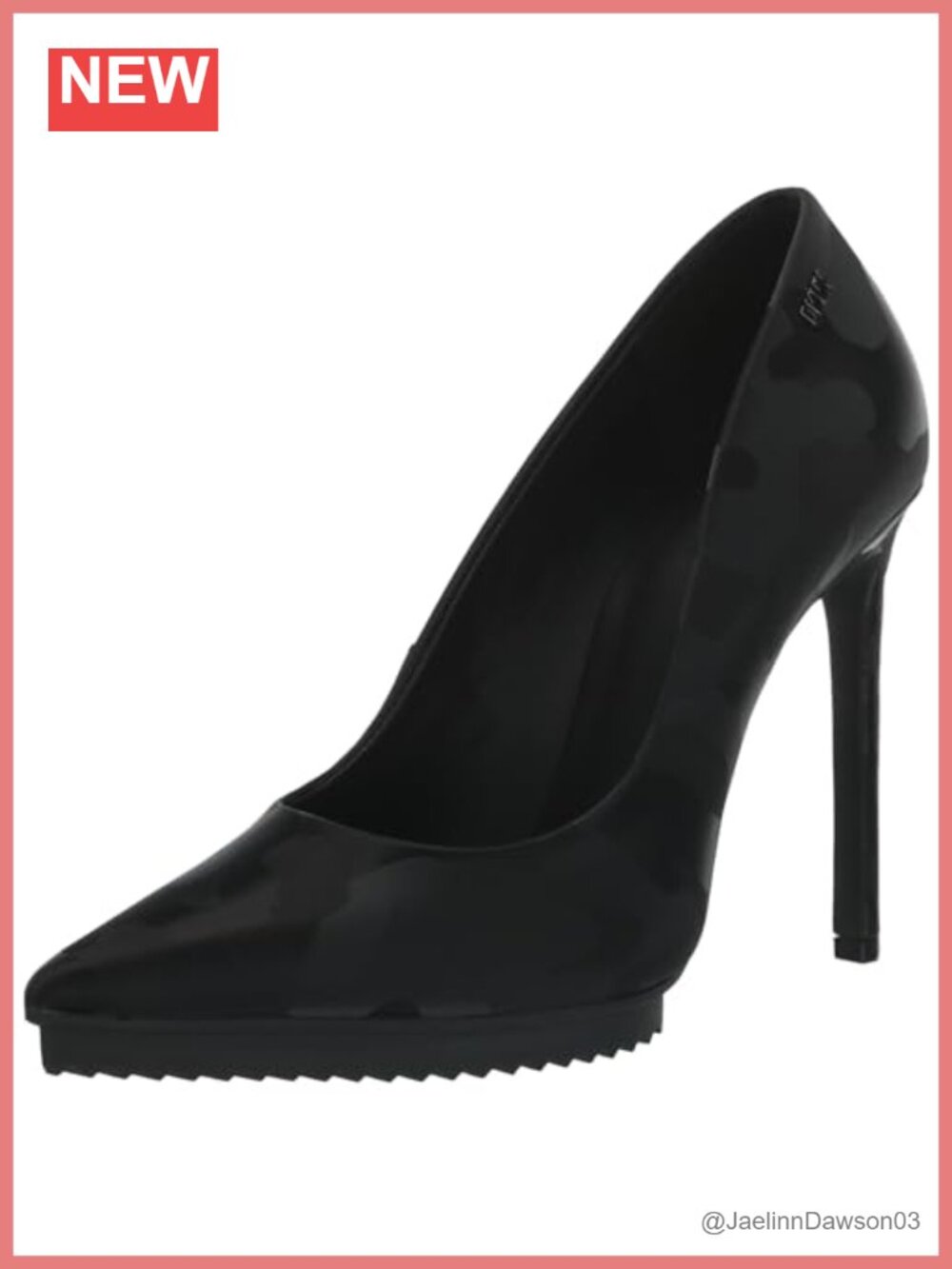 DKNY Carisa Pointed Toe Dress Pump Heels Faux Leather Stiletto Women's Size 8